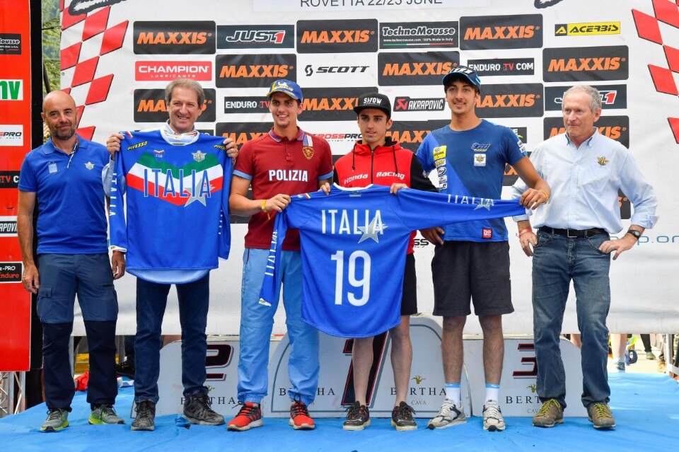 Svelata al GP d’Italia del Mondiale Enduro, la Maglia Azzurra 2019